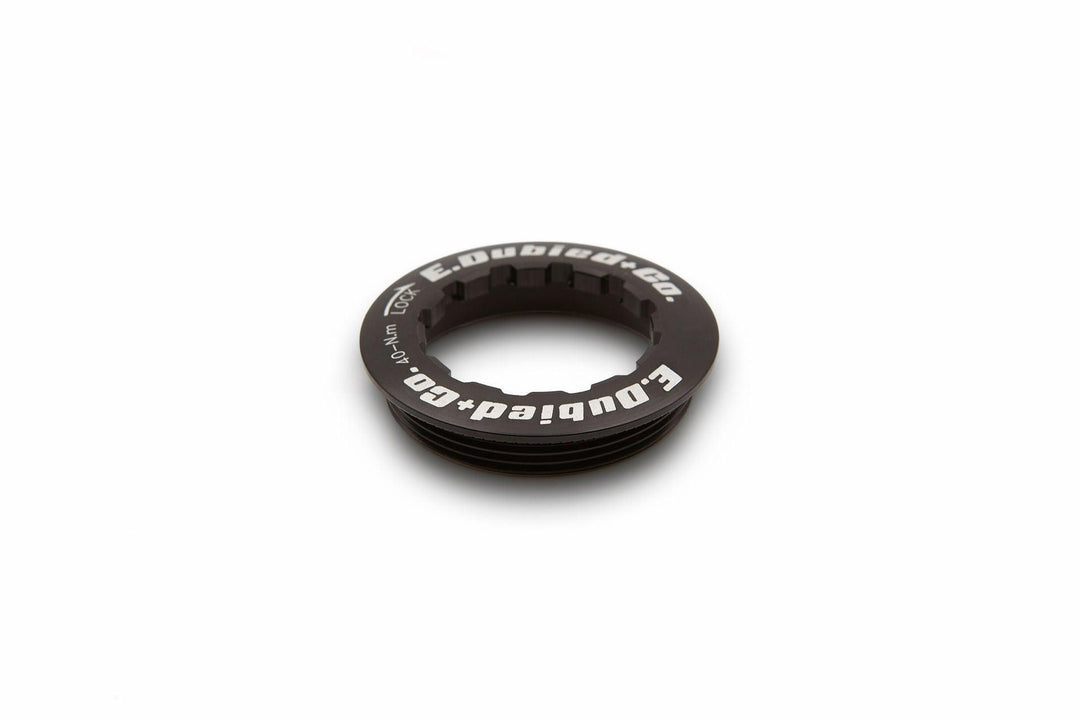 Dubied Monoblock Locknut black - 11t / 12t - Shimano tread - E.Dubied+Co